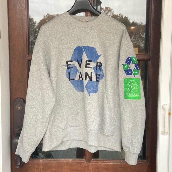 EVERLANE The‎ ReTrack Earth Day sweatshirt. Size XL - Picture 1 of 6